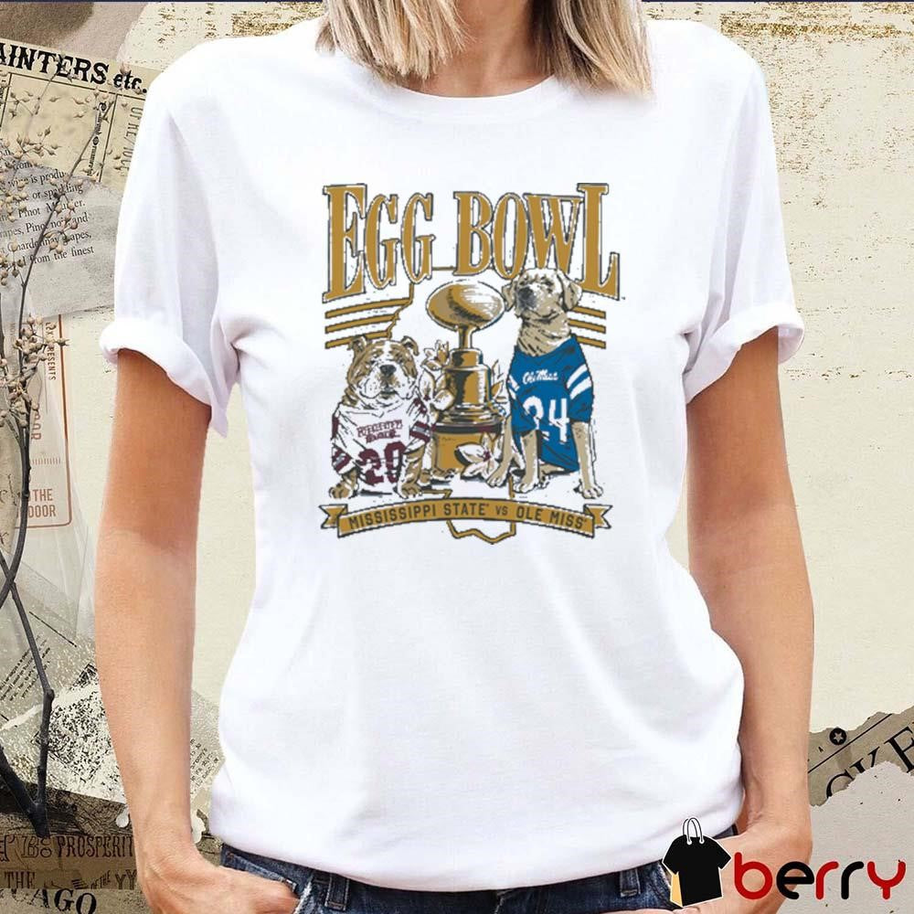 Ole Miss Rebels vs. Mississippi State Bulldogs Game Day 2024 Egg Bowl t-shirt