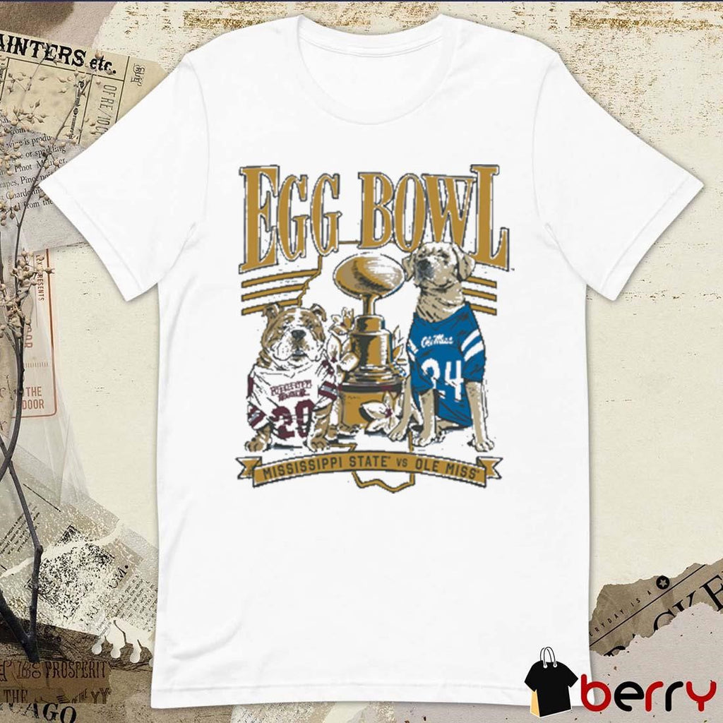 Ole Miss Rebels vs. Mississippi State Bulldogs Game Day 2024 Egg Bowl t-shirt