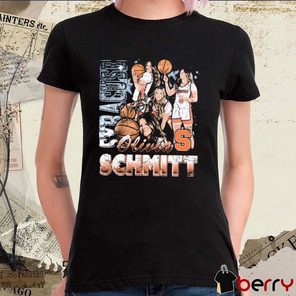 Olivia Schmitt Syracuse Orange Pepper 90s Signature Graphic t-shirt