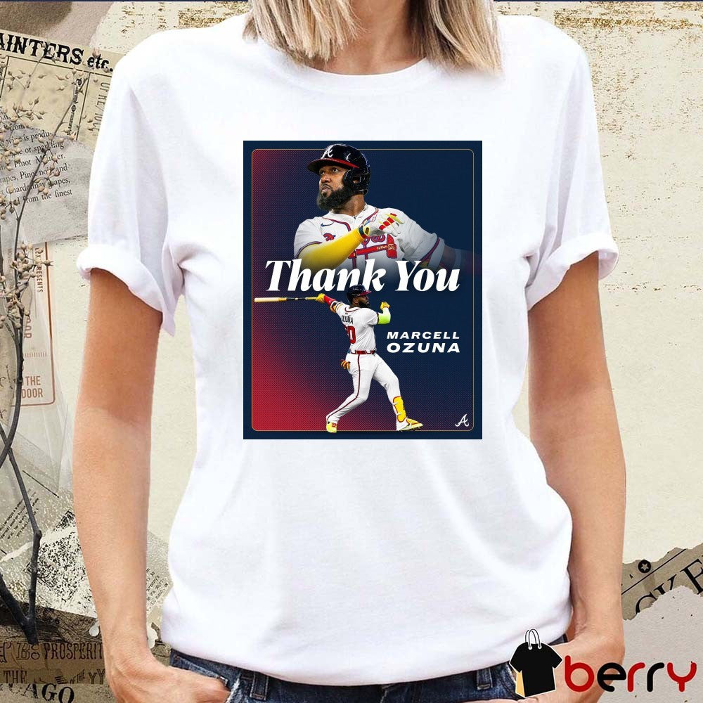 On Behalf Of Atlanta Braves Thank You Marcell Ozuna Big Bear t-shirt