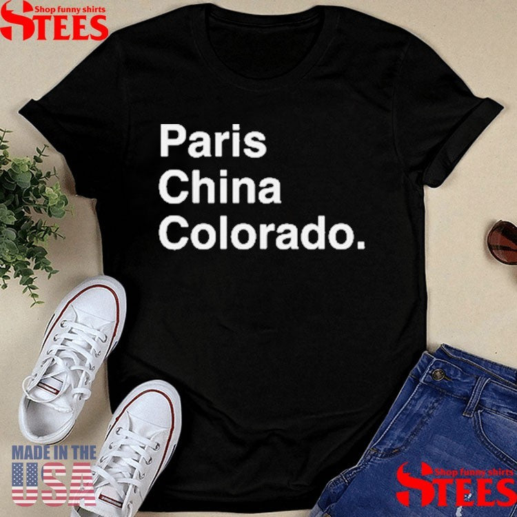 Onerepublic Paris, China, Colorado Shirts
