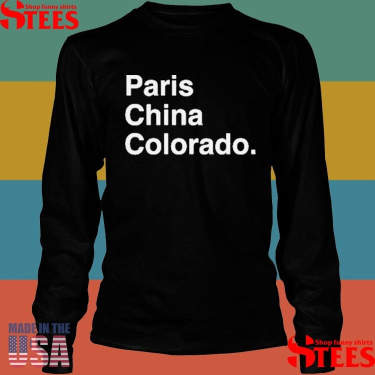 Onerepublic Paris, China, Colorado Shirts