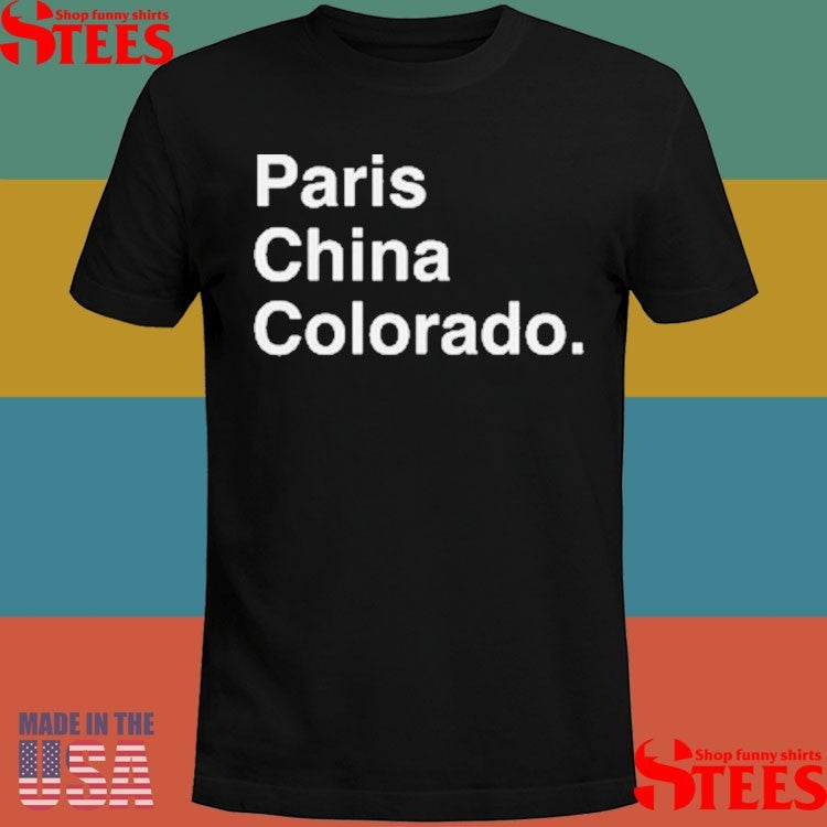 Onerepublic Paris, China, Colorado Shirts