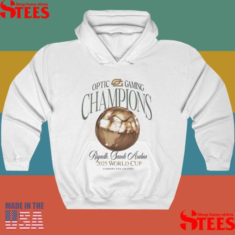 Optic Ewc 2025 Champions Riyadh Saudi Arabia 2025 World Cup T-shirts