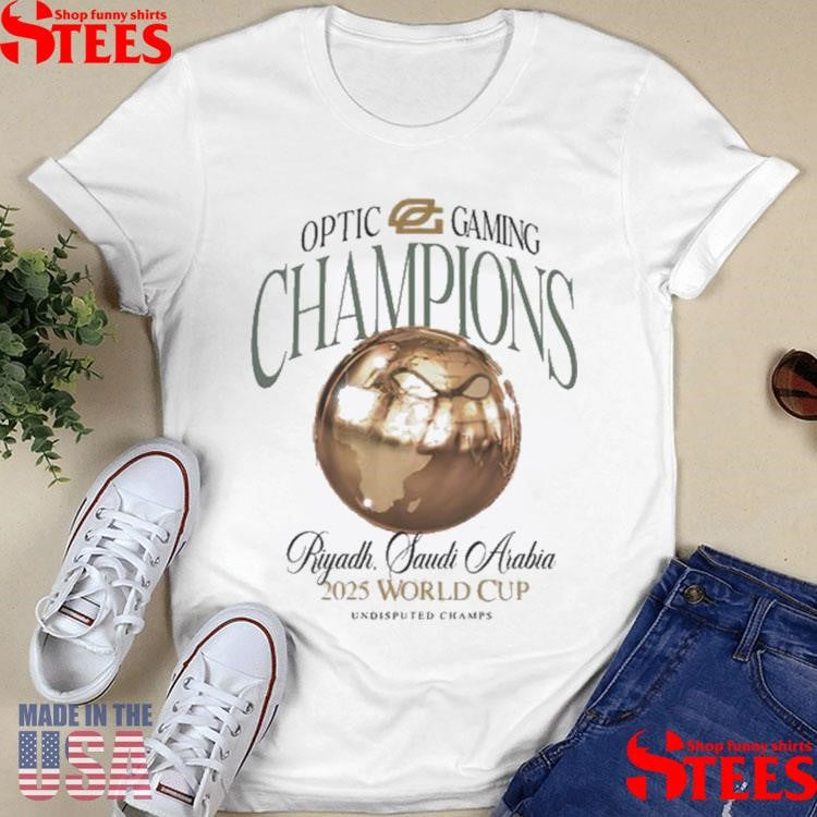 Optic Ewc 2025 Champions Riyadh Saudi Arabia 2025 World Cup T-shirts