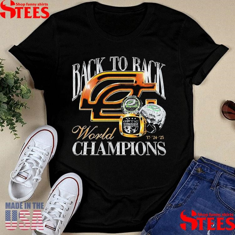 Optic Gaming Back-to-back World Champs 17 24 25 T-shirt