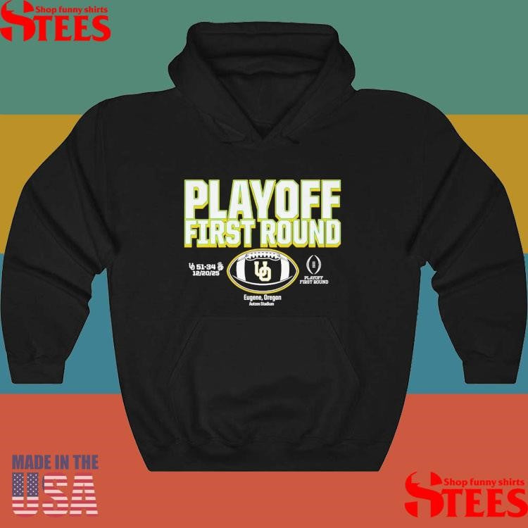 Oregon Football Ducks First Round Winner 2025 Cfp T-shirt