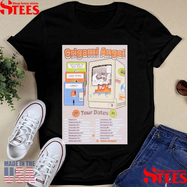 Origami Angel Tour Dates 2025 Poster Shirts