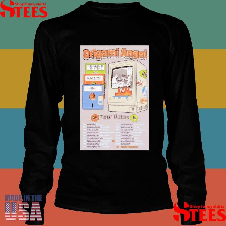 Origami Angel Tour Dates 2025 Poster Shirts