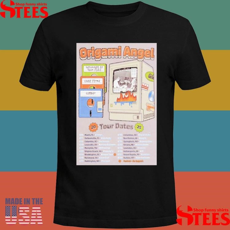 Origami Angel Tour Dates 2025 Poster Shirts