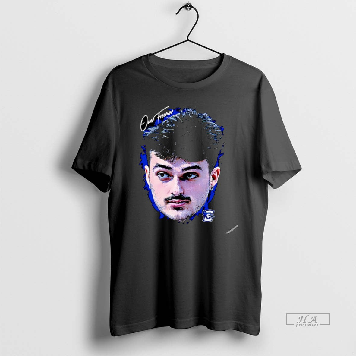 Official Owen Freeman Creighton Basketball Game Face Christmas T-Shirts, Hoodie, Sweatshirt | CiraTrend.com