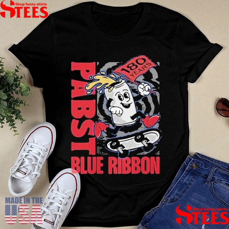 Pabst Blue Ribbon 180 Years Skate Shirts