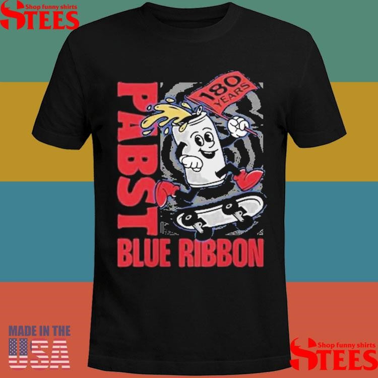 Pabst Blue Ribbon 180 Years Skate Shirts