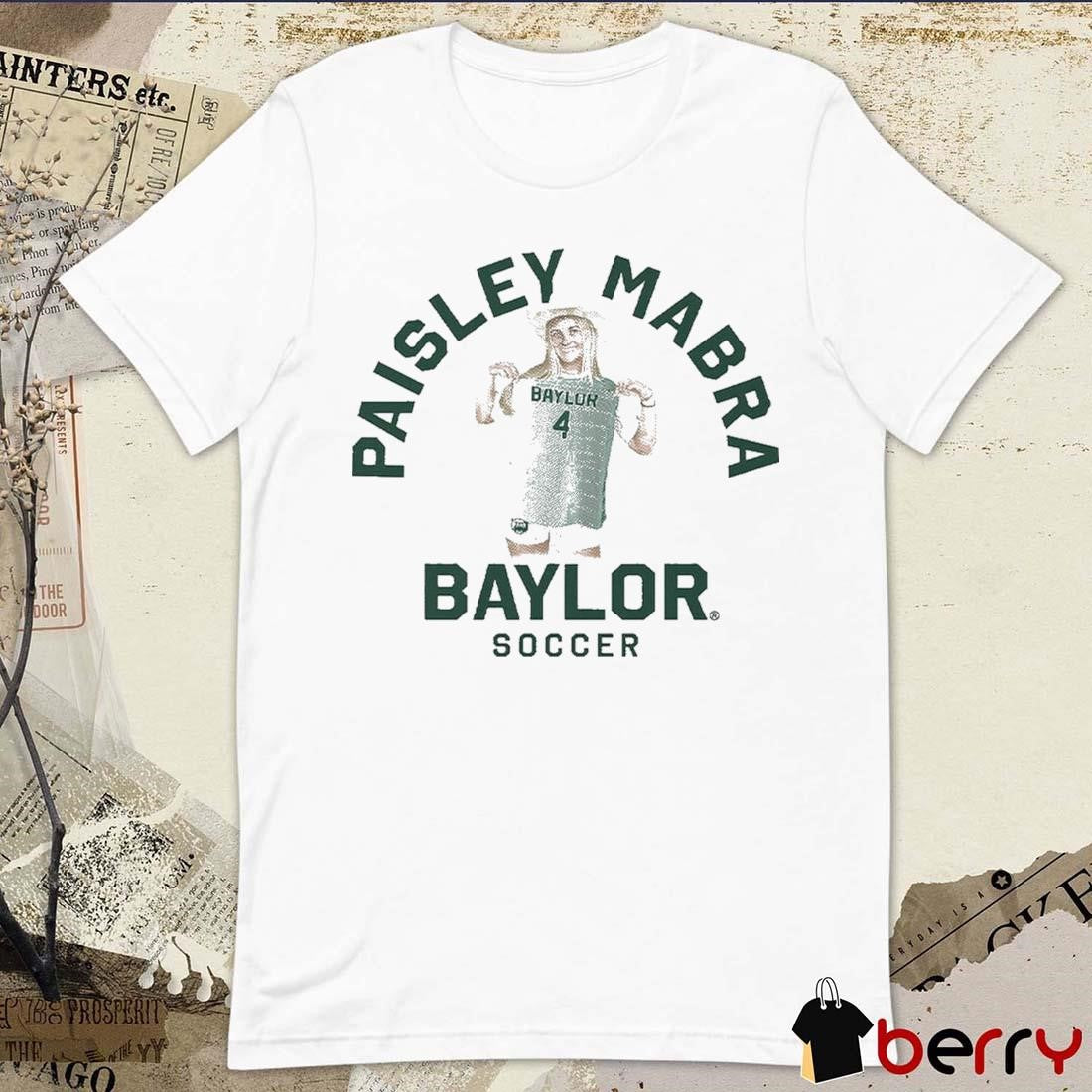 Paisley Mabra Baylor Bears Soccer Graphic t-shirt