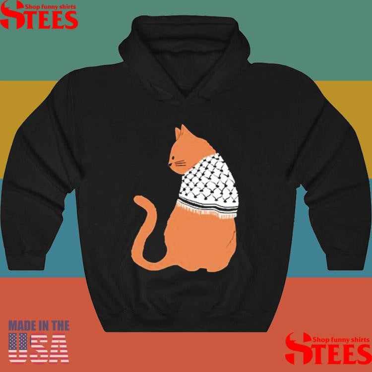 Palestinian Catfiyyeh Orange Cat Shirts