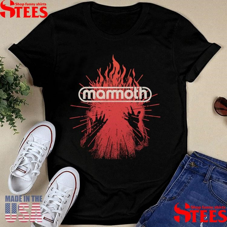 Palms Of Flame Mammoth Band T-shirt