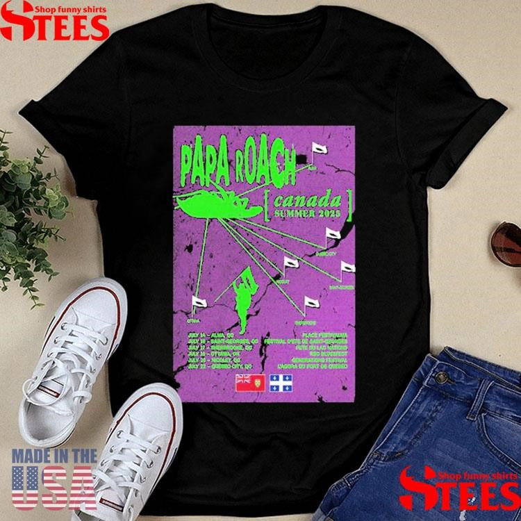 Papa Roach Canada Summer 2025 T-shirt