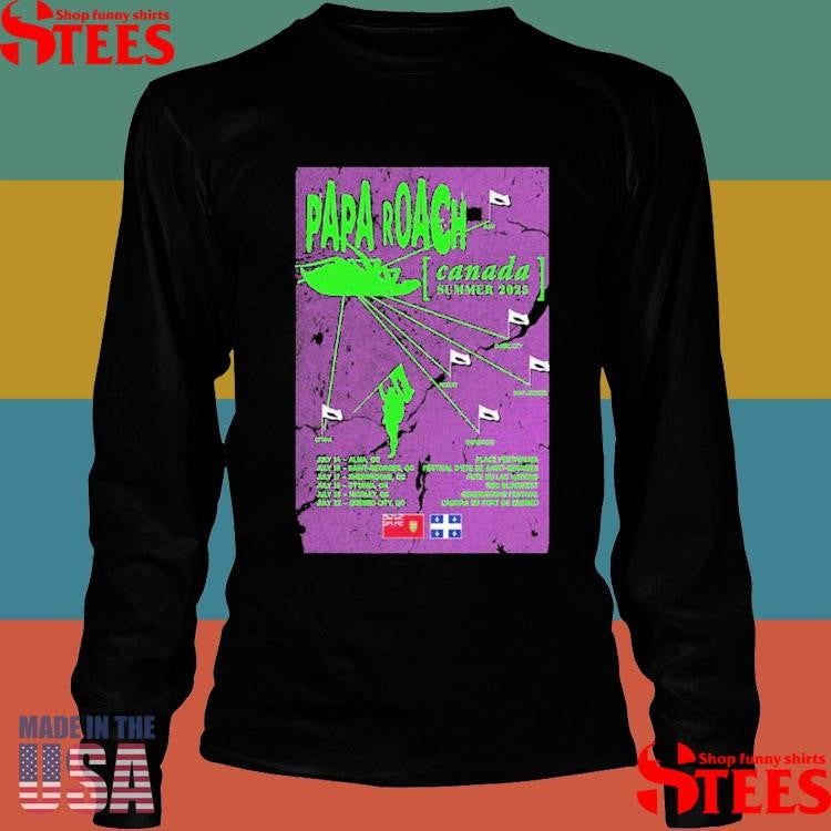Papa Roach Canada Summer 2025 T-shirt