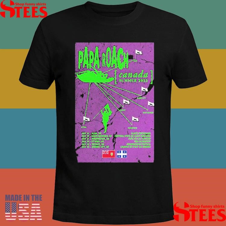 Papa Roach Canada Summer 2025 T-shirt
