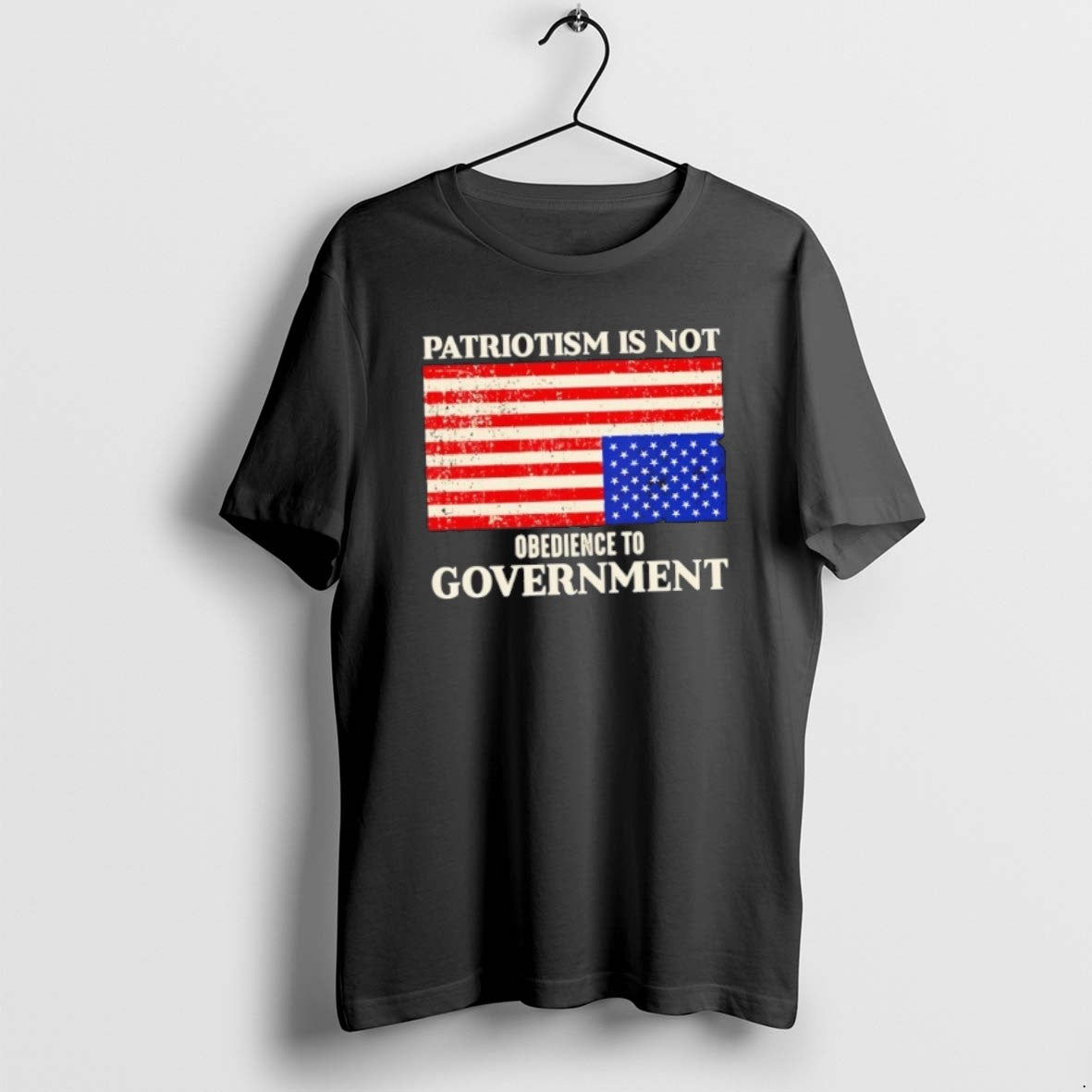 Official Patriotism Is Not Obedience To Government Us Flag