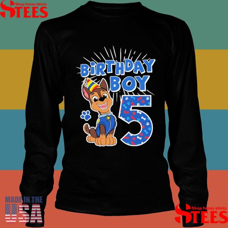 Paw Patrol Birthday Five Shirts