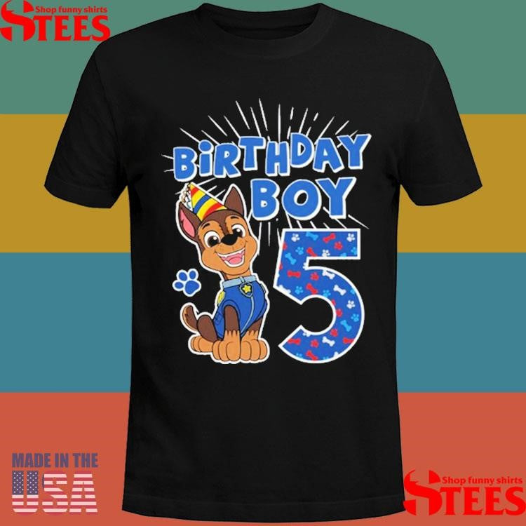 Paw Patrol Birthday Five Shirts