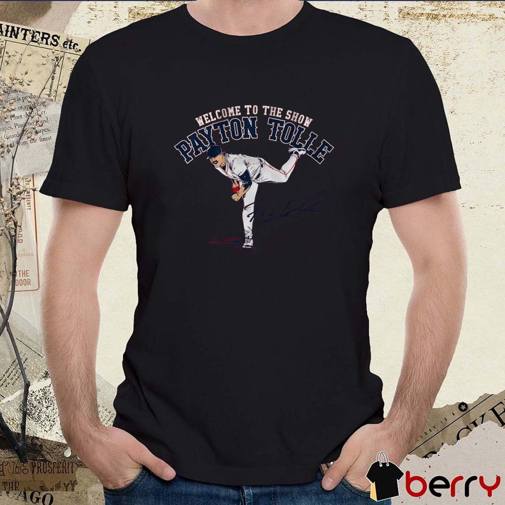 Payton Tolle Welcome to the Show Boston Red Sox MLB Signature t-shirt