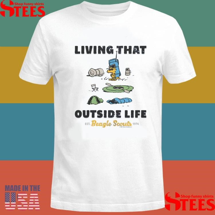 Peanuts Living That Outside Life Shirts