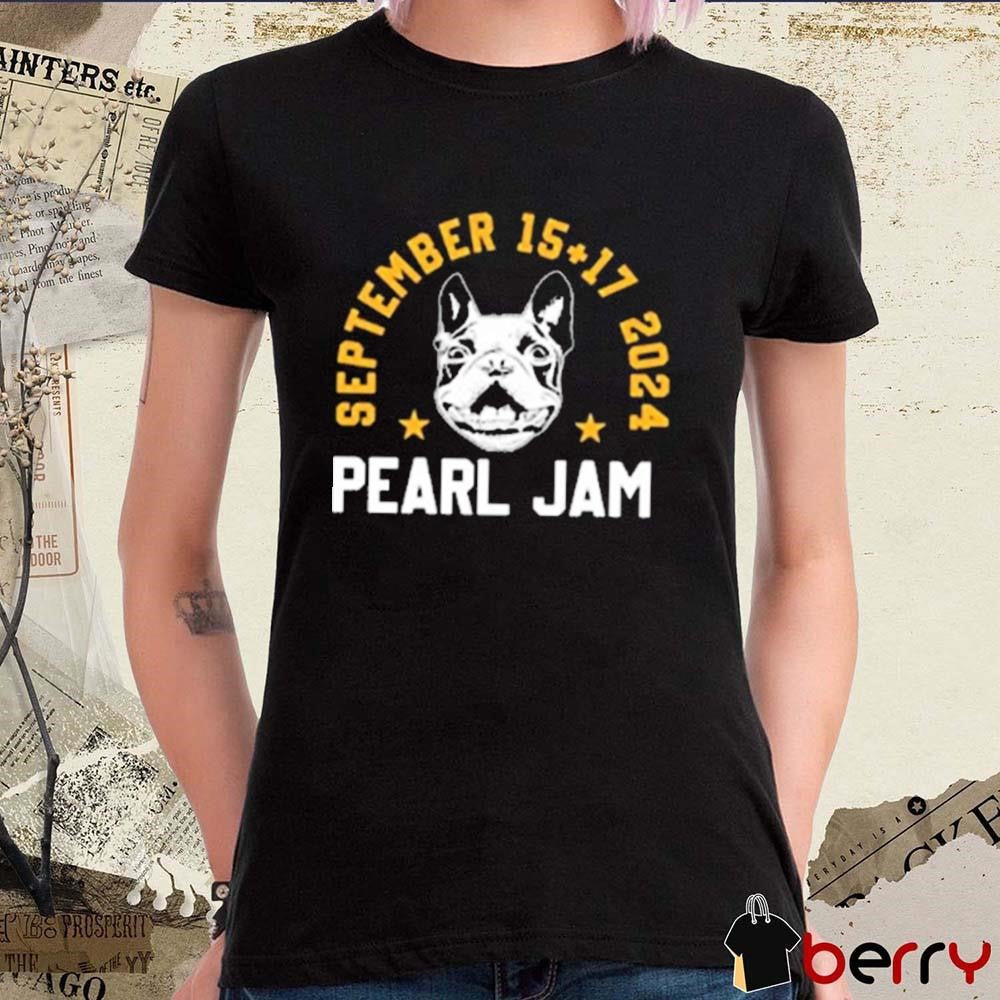 Pearl Jam Dark Matter World Tour 2024 Sept 15th And 17th At Fenway Park In Boston Massachusetts t-shirt