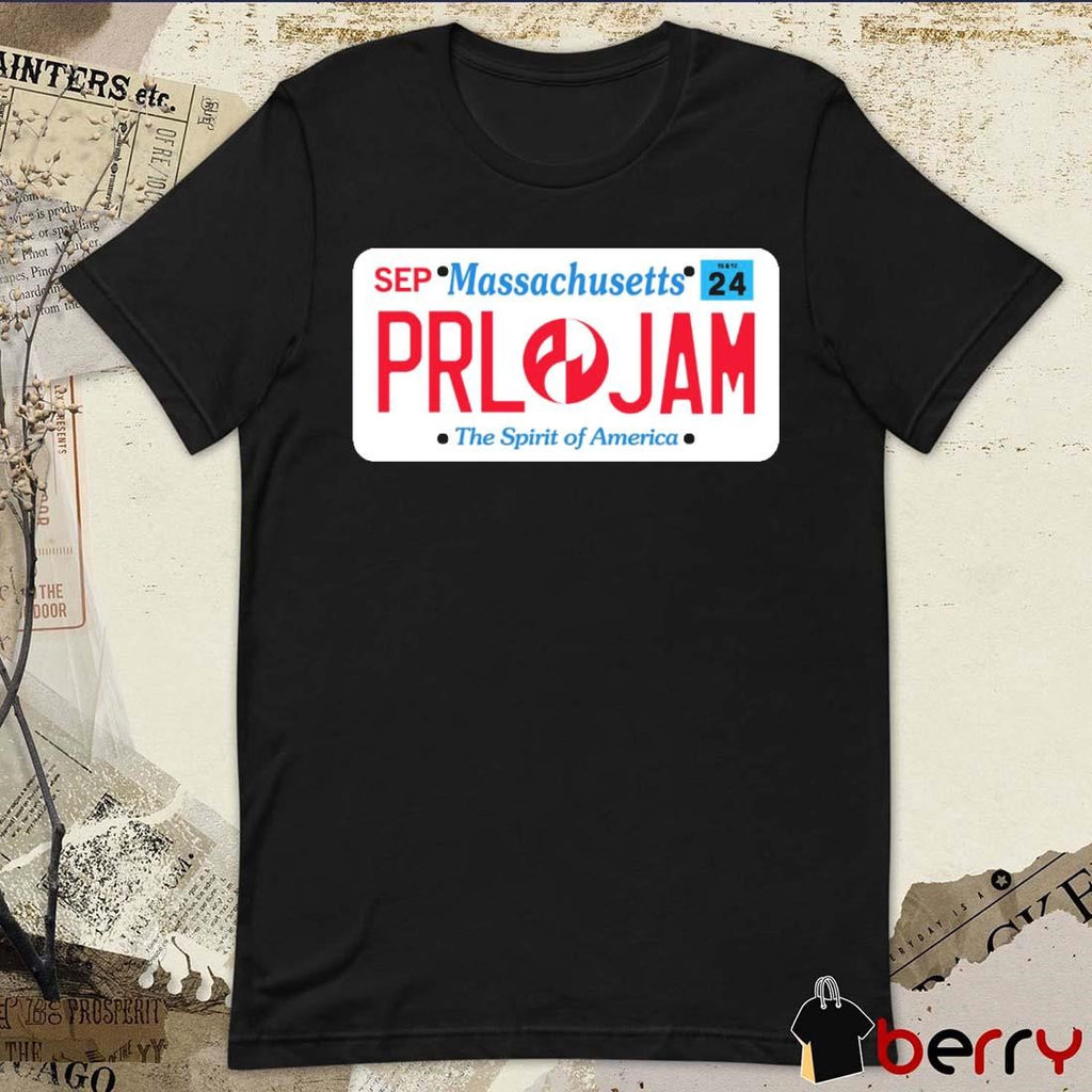 Pearl Jam Sept 17 2024 Massachusetts The Spirit Of America t-shirt