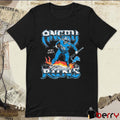 Penei Sewell Detroit Lions NFL Angry Runs Player Graphic t-shirt