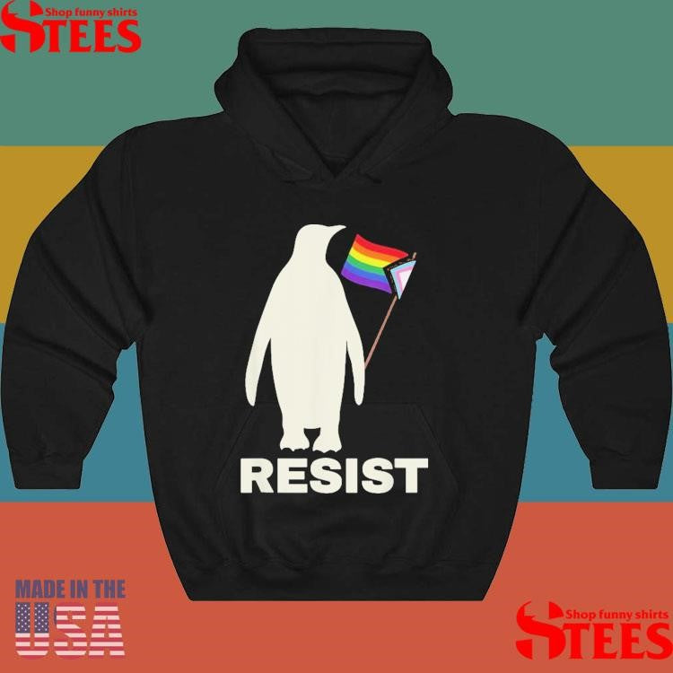 Penguins Protest Against Tariffs Pride Shirts