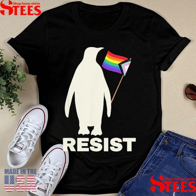 Penguins Protest Against Tariffs Pride Shirts