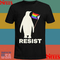 Penguins Protest Against Tariffs Pride Shirts