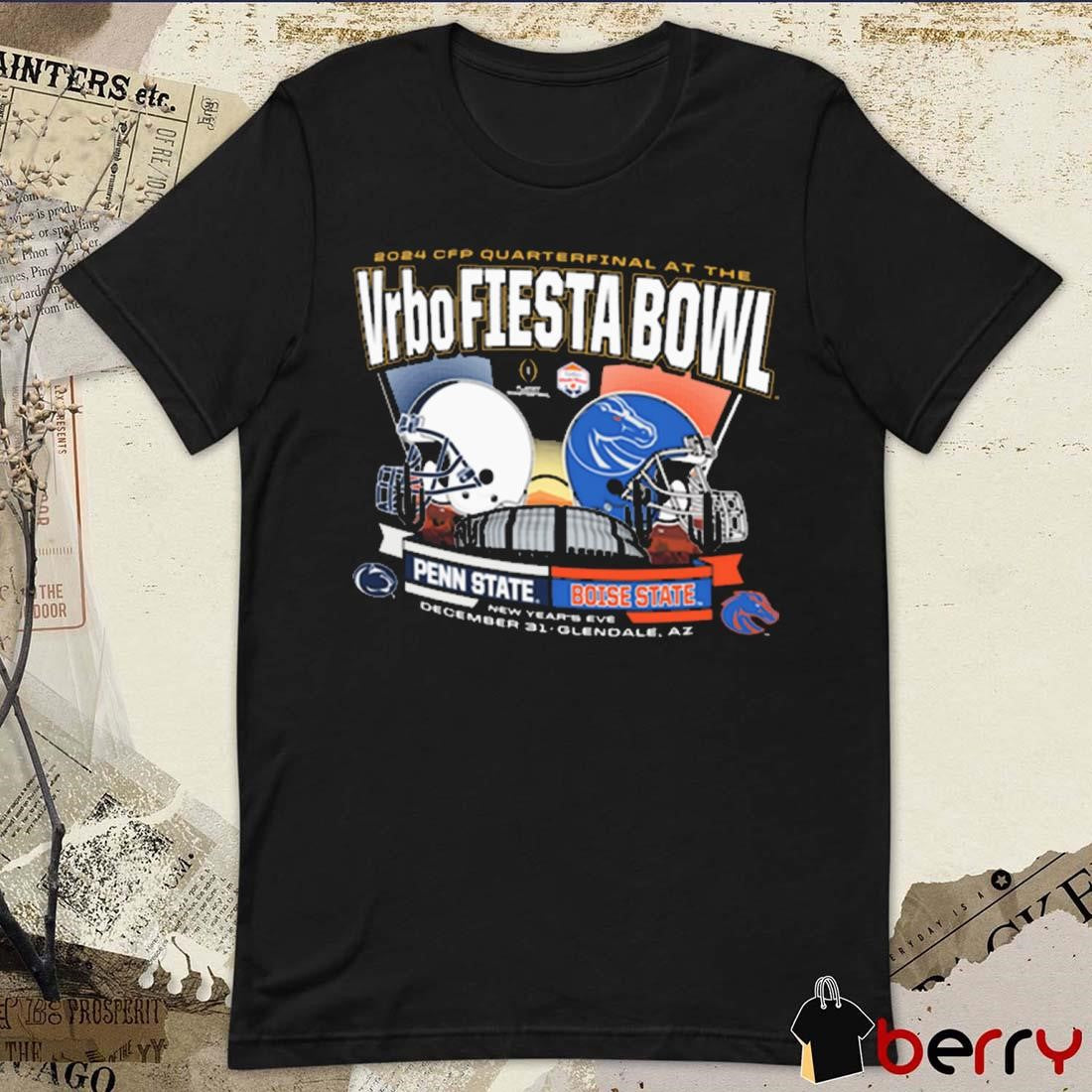 Penn State Nittany Lions Vs Boise State Broncos Dec 31 2024 CFP Fiesta Bowl New Year’s Eve Dueling Helmet t-shirt