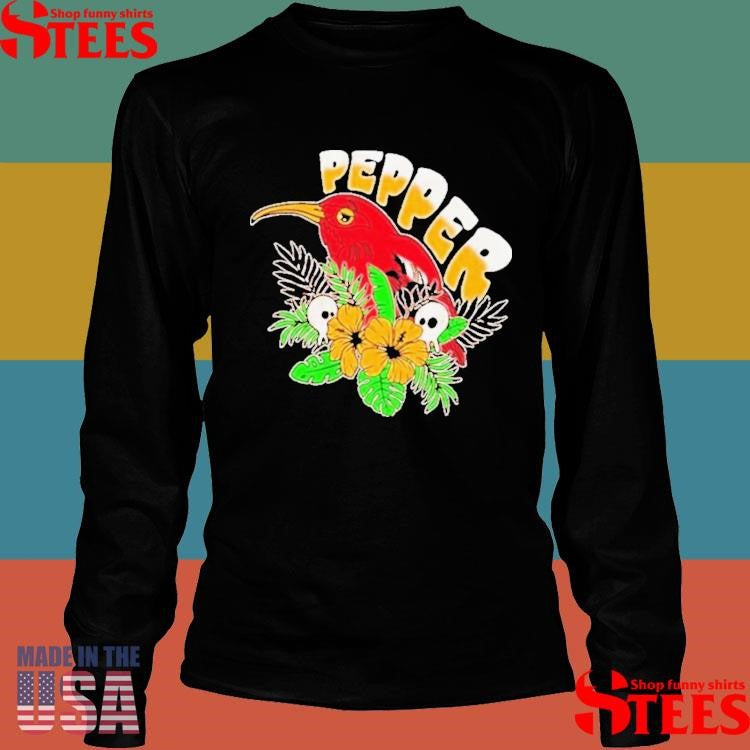 Pepper Iʻiwi Bird Sapphire T-shirts