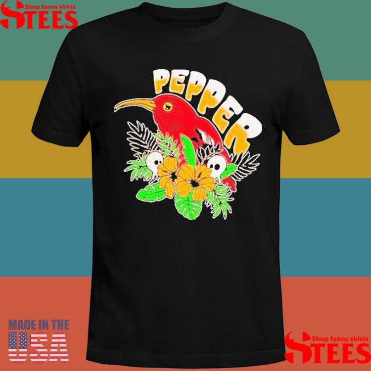 Pepper Iʻiwi Bird Sapphire T-shirts