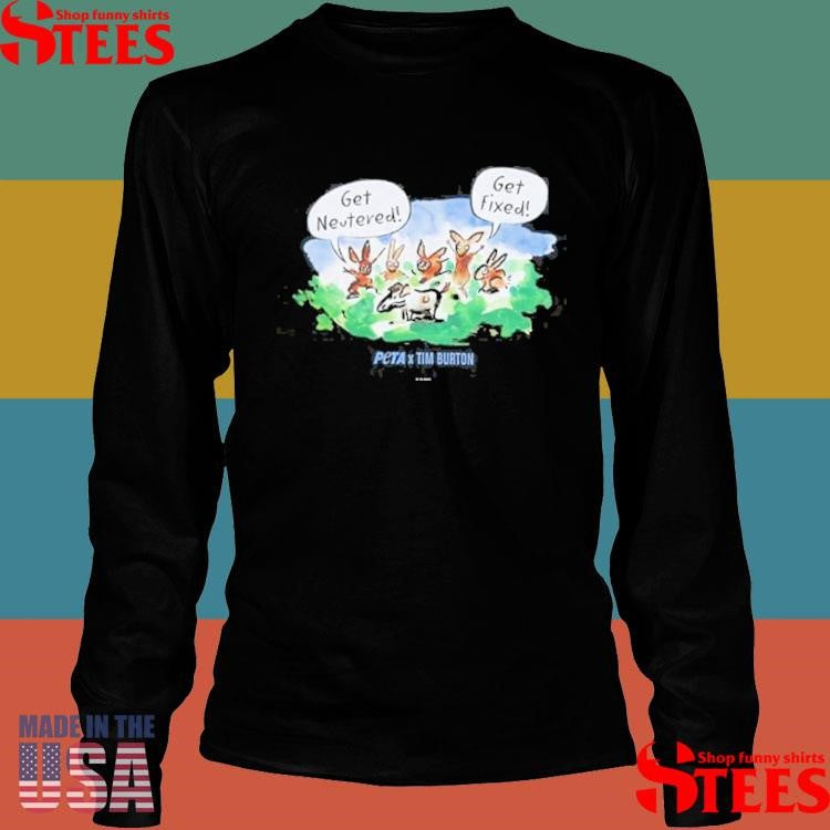 Peta X Tim Burton Levi And Rabbits Shirts