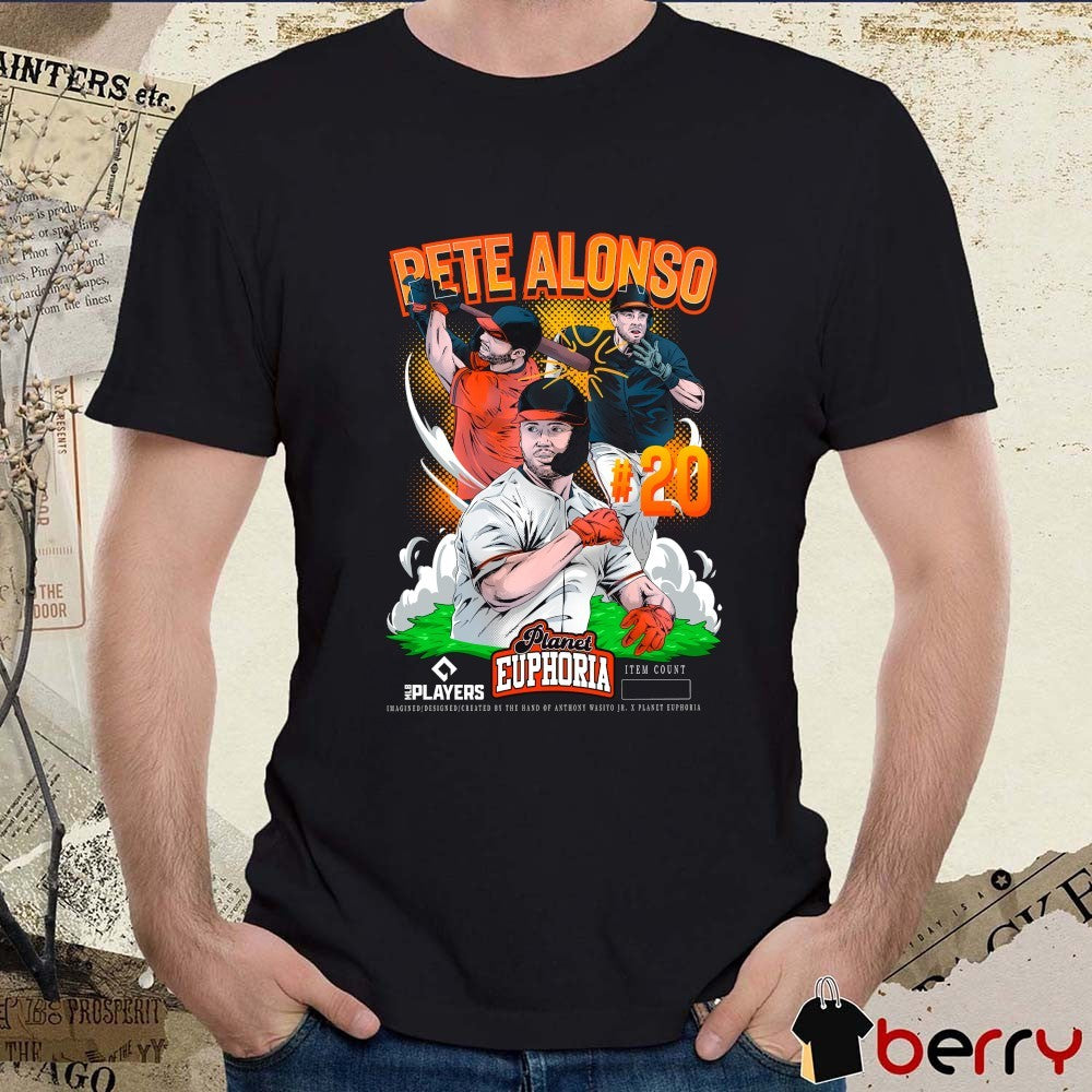 Pete Alonso V2 Baltimore Orioles MLB 2026 Planet Euphoria Art t-shirt