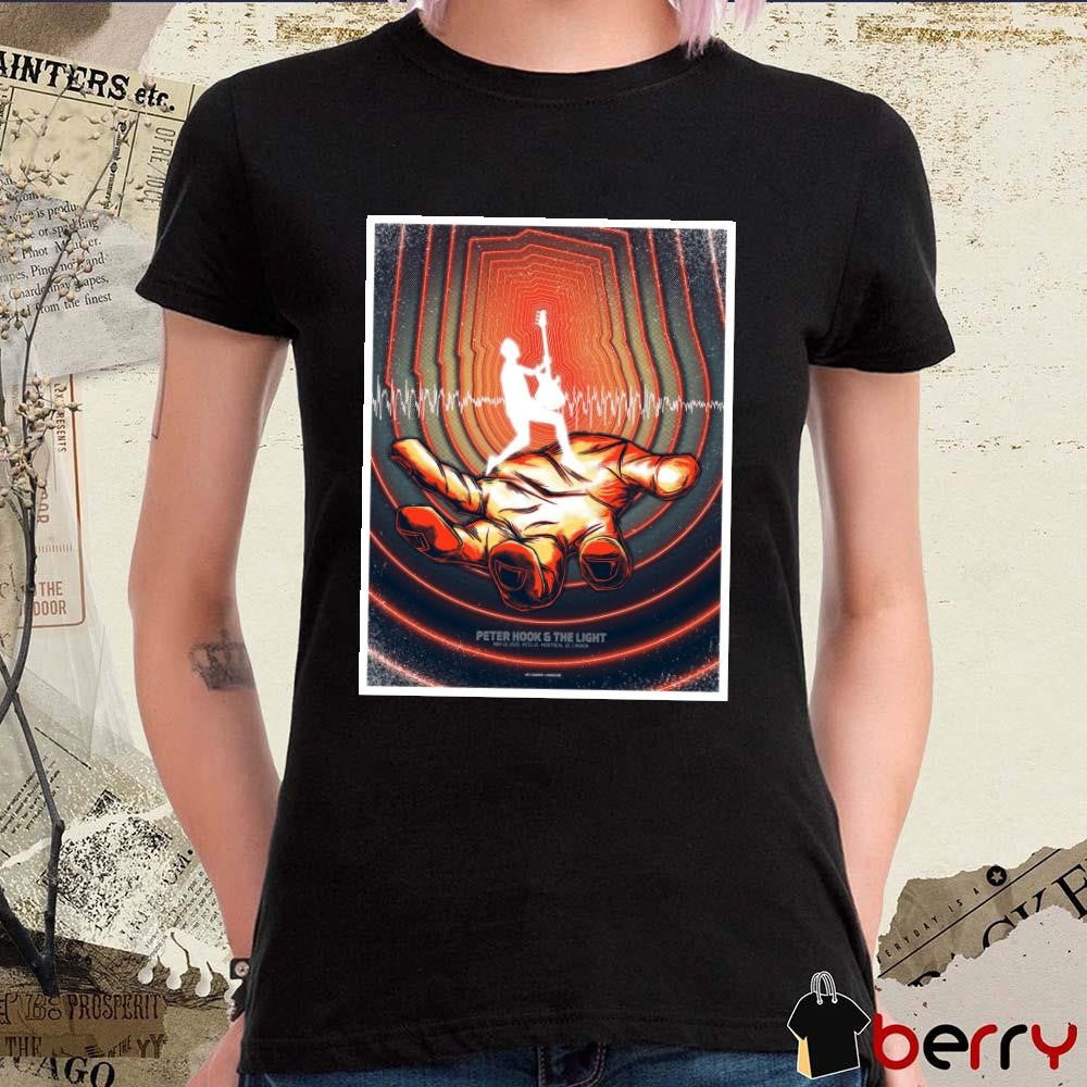 Peter Hook & The Light Mtelus Montreal, QC May 22 2025 Tour Poster t-shirt