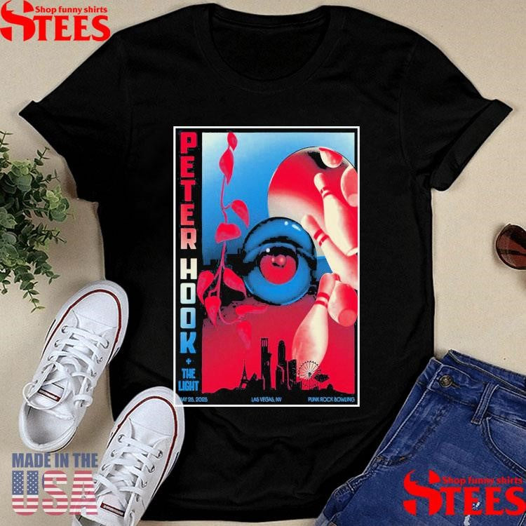 Peter Hook & The Light Punk Rock Bowling Las Vegas, Nv May 25 2025 Tour Shirts