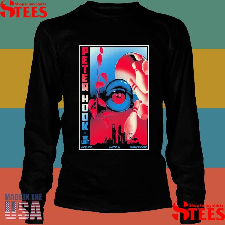 Peter Hook & The Light Punk Rock Bowling Las Vegas, Nv May 25 2025 Tour Shirts
