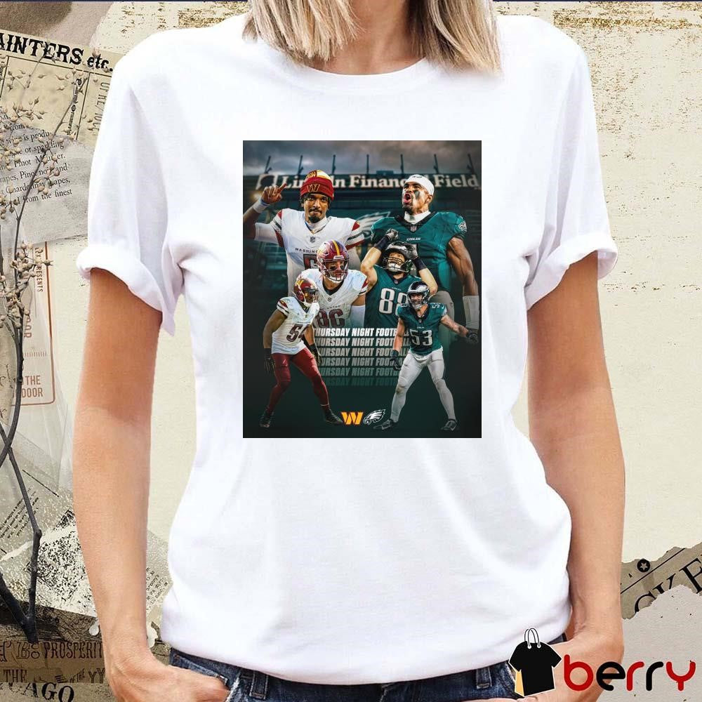 Philadelphia Eagle Vs Washington Commanders Thursday Night Football FlyEaglesFly Poster t-shirt