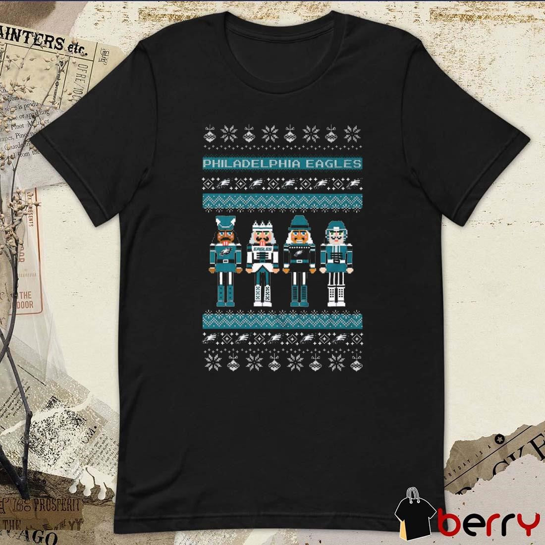Philadelphia Eagles Holiday Nutcracker NFL Ugly Christmas Sweater 2024 t-shirt