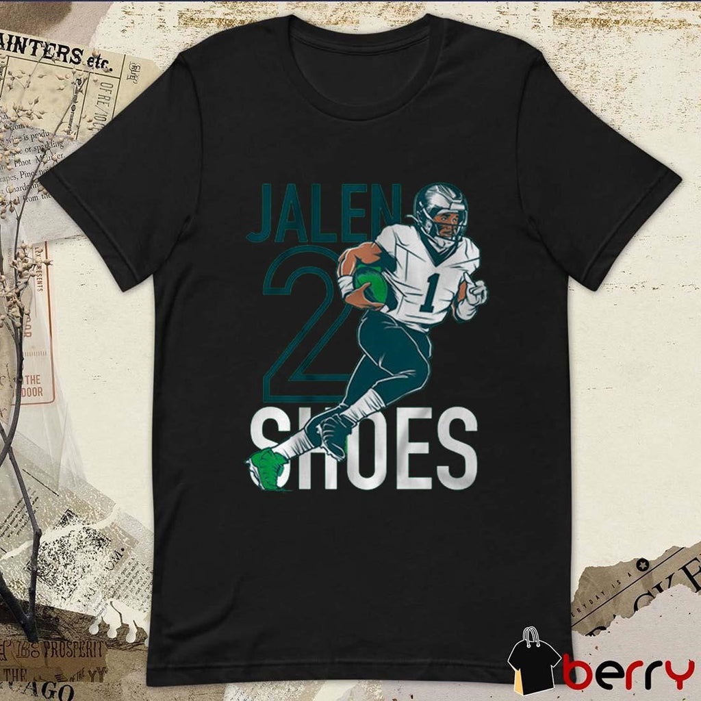 Philadelphia Eagles NFL Jalen Hurts Two Shoes Player t-shirt
