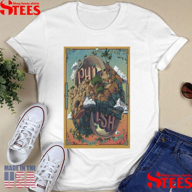 Phish On April 25-27, 2025 In Los Angeles, Ca Tour Poster Shirts