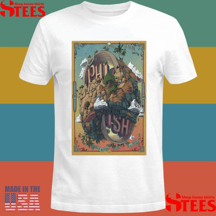 Phish On April 25-27, 2025 In Los Angeles, Ca Tour Poster Shirts