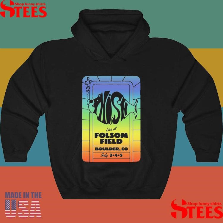 Phish On Jul 3-5 2025 In Boulder Co Tour T-shirt