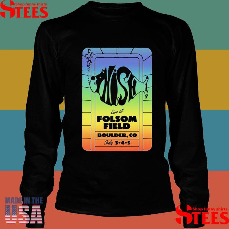 Phish On Jul 3-5 2025 In Boulder Co Tour T-shirt