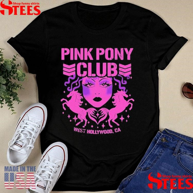 Pink Pony Bullet Club West Hollywood, Ca Shirts